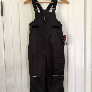 Swiss Tech Snow Pant Overalls M (7-8) Black